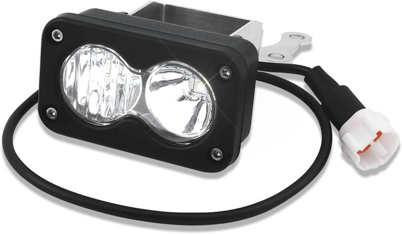 MLWRID Headlight Kit with Mount Bracket Compatible for SurRon Segway X260, Clear White Floodlight dirt bike headlight kit, Sur-ron Accessories (White Light) - Image 1